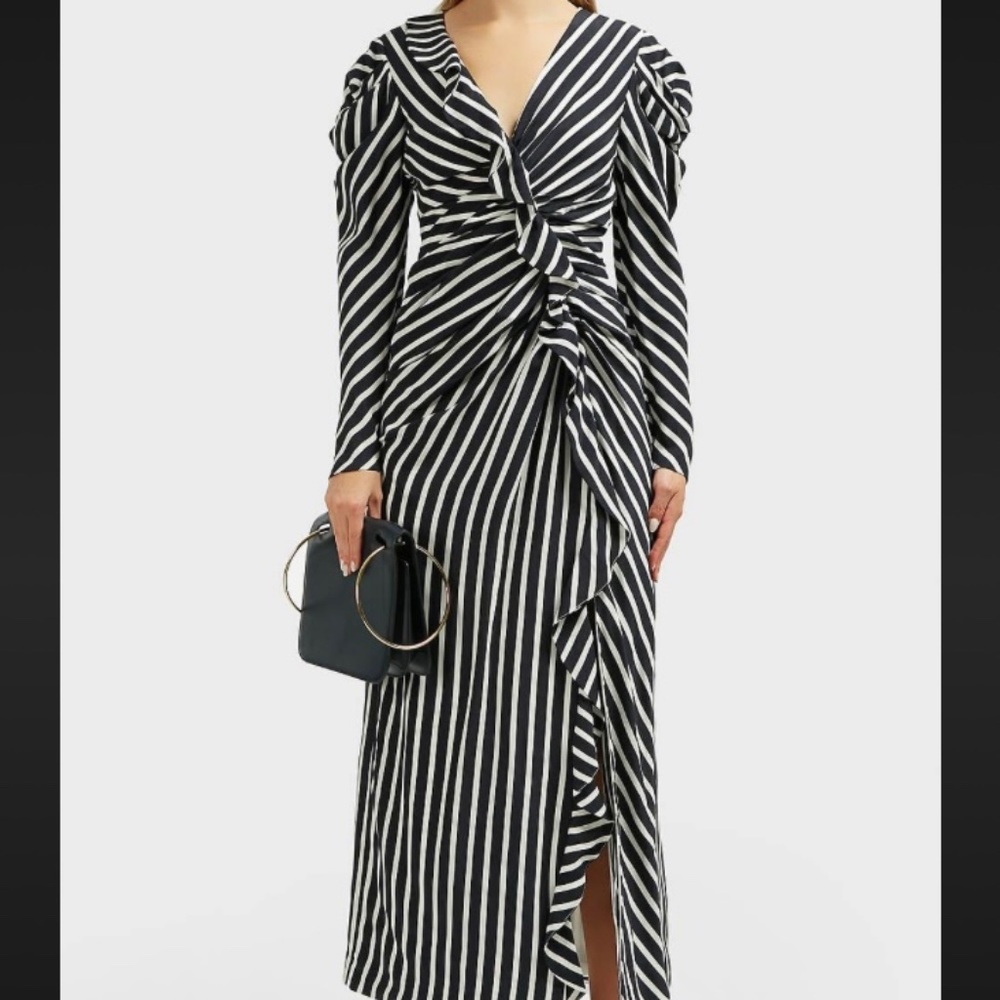 Johnathan Simkhai striped midi dress